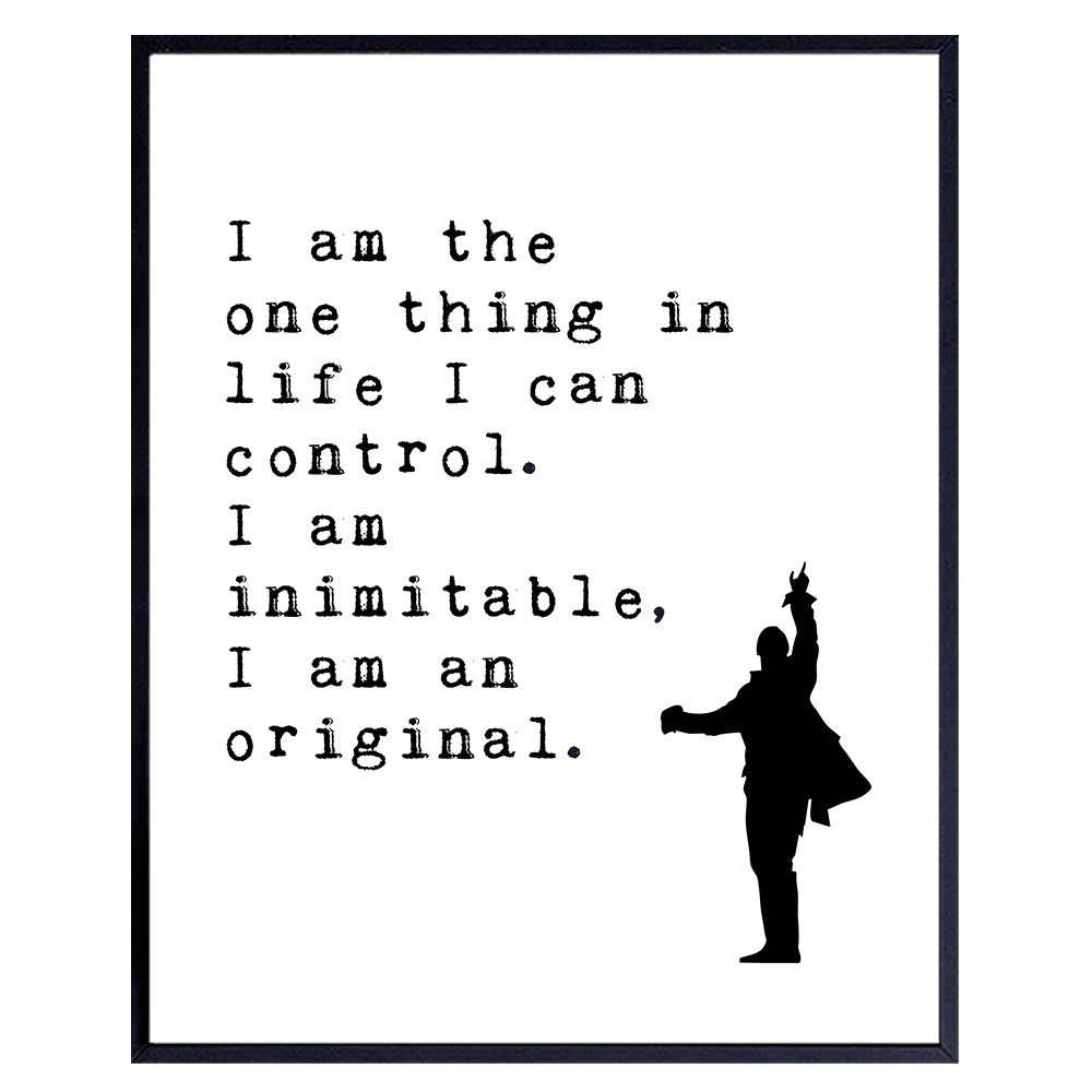 LARGE 11X14 - Merchandise Poster - Musical - Inspirational Quote Wall Art Decor - Motivational Print for Office Decoration, Living Room, Den - 8x10 Unframed Gifts print