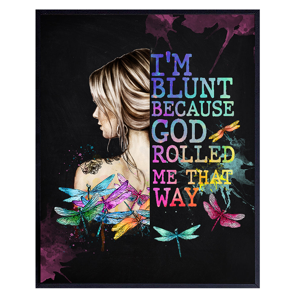 Dope Posters Wall Art &amp; Decor - 8x10 Boho Wall Decor - Bohemian Wall Art - Hippie Room Decor - Trippy Wall Decor - Smoking Marijuana Gifts for Women - Blunt Stoner Pothead Gifts - Cannabis Weed Gifts