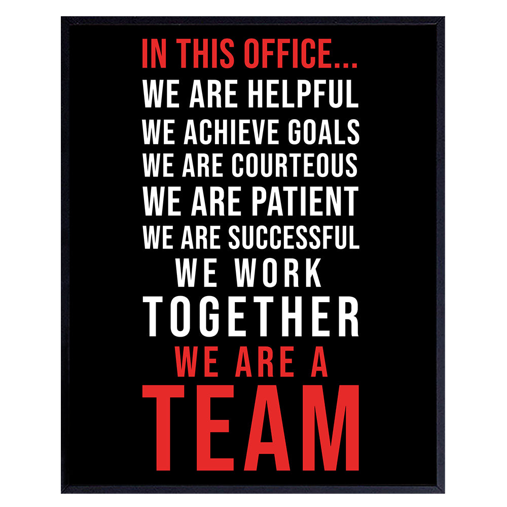 Motivational Office Art Print - Inspirational Typography Wall Art Poster - Unique Home Decor and Gift for Entrepreneurs, Managers, Boss, Leaders - 8x10 Photo Unframed