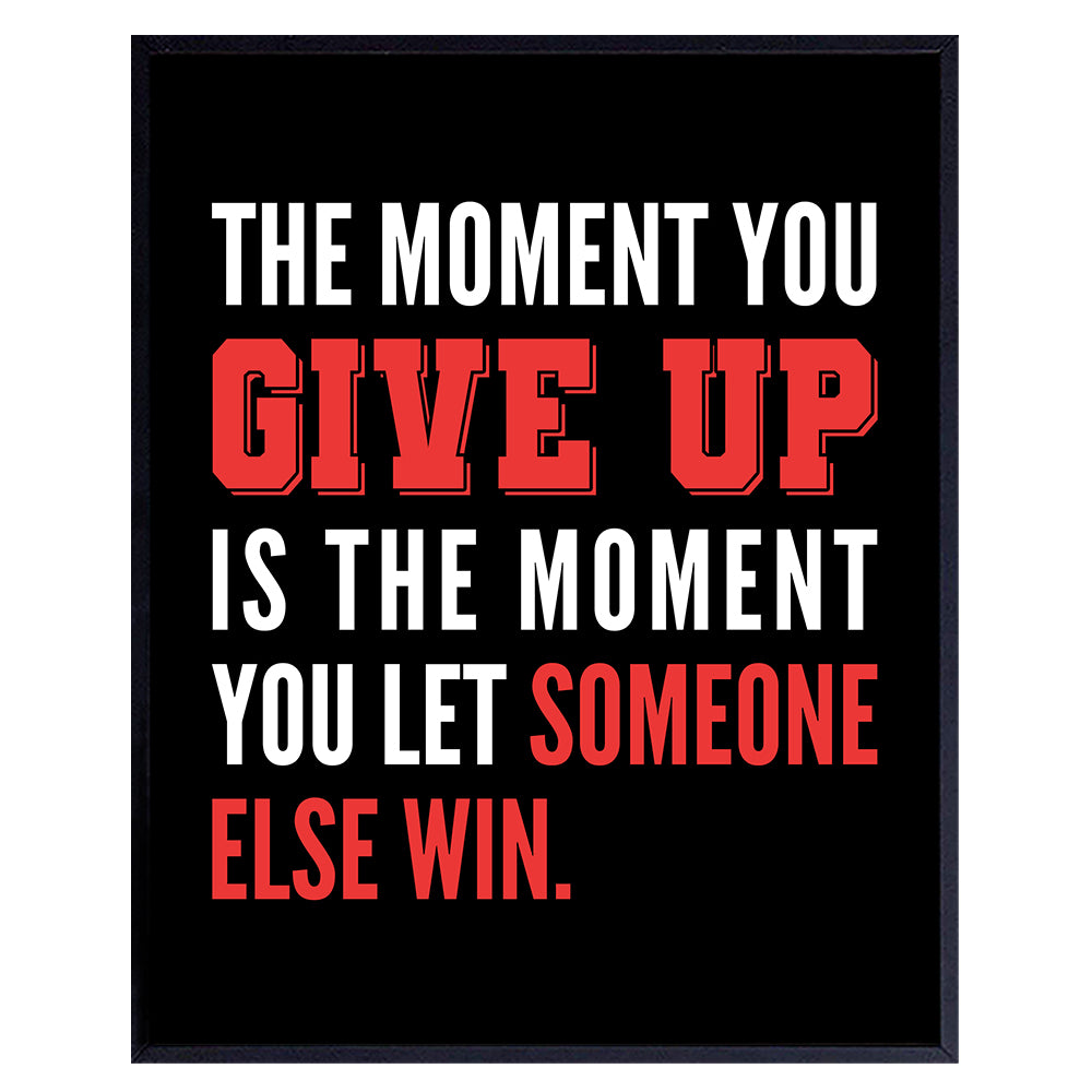 Inspirational Quote - Unique Gift for LA Lakers Fan, Boys, Men, Teens - Motivational Wall Decor, Art Decorations for Office, Bedroom, Living Room - 8x10 UNFRAMED Basketball Poster Print