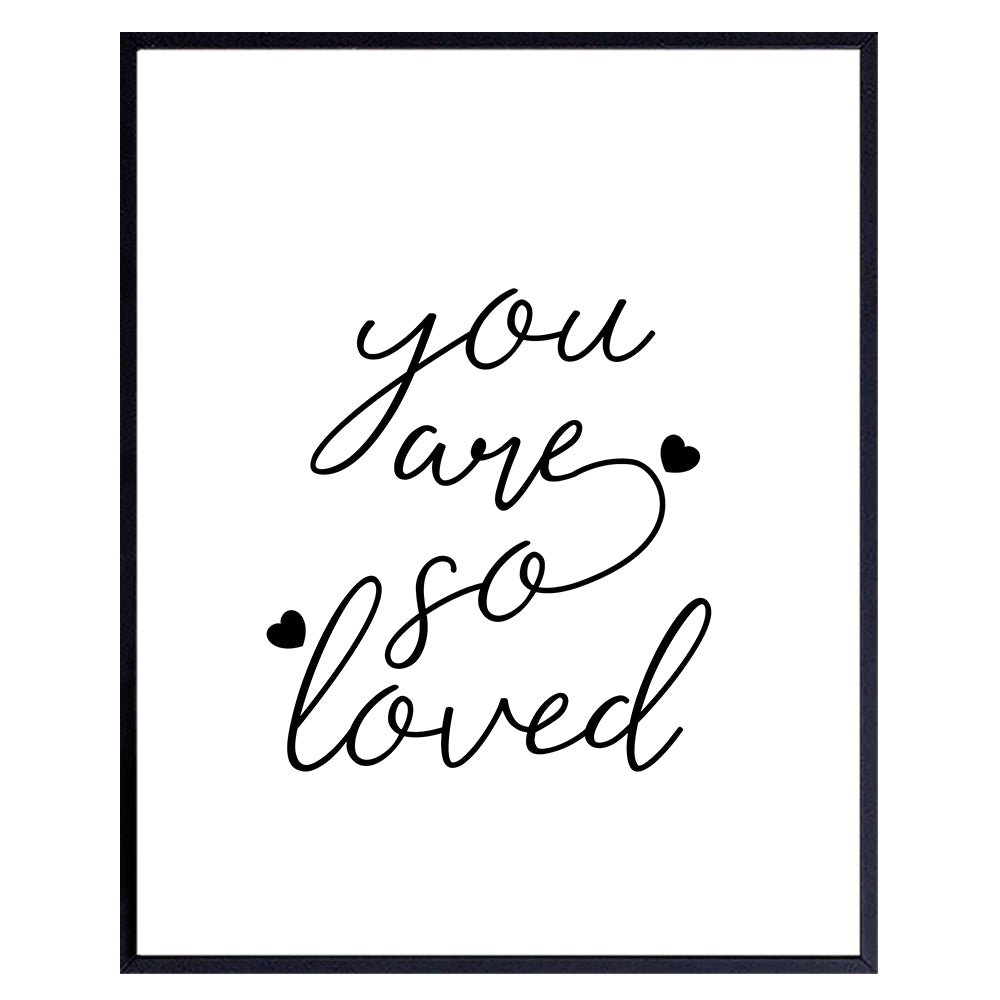 Romantic Art Poster, Home Decor - 8x10 Sentimental Wall Decoration - Gift for Bridal Shower, Mother&