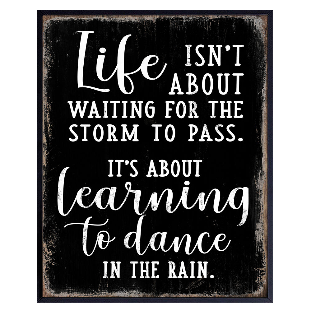Encouraging Wall Decor - Inspirational Wall Quotes Wall Art - Sayings for Wall Decor - Motivational Posters - Positive Wall Decor - Encouragement Gifts - Inspiring Quotes Wall Decor - Unframed Sign