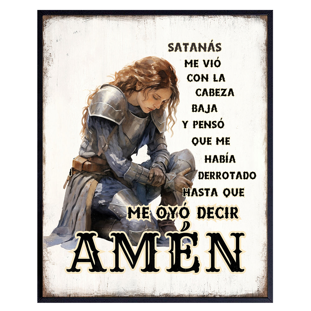 Decoracion Para Mujer Cristiano en Espanol - Spanish Decor - spiritual Christian Wall Art &amp; Decor - Religious Inspirational Wall Decor for Women - Bible Verse Mexican Art - Arte de Pared Para Mujeres