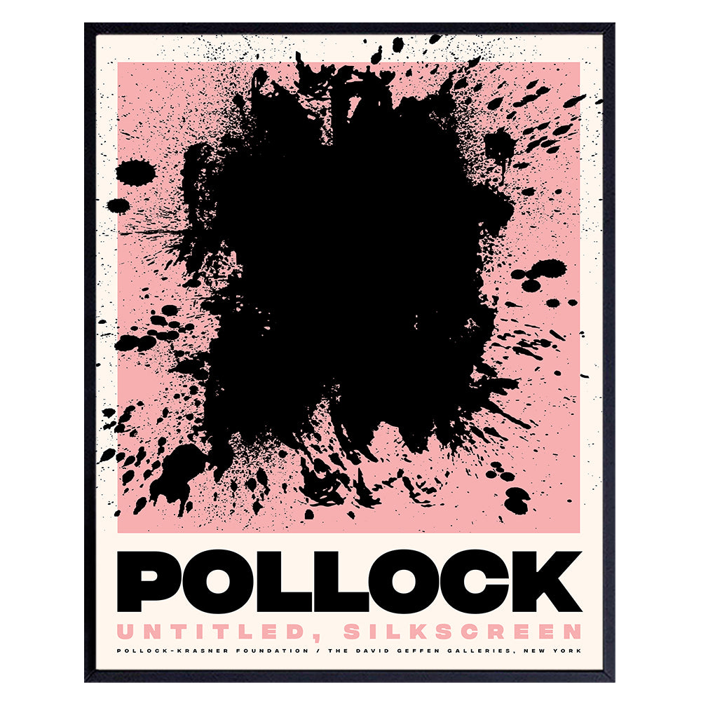 Jackson Pollack Wall Art &amp; Decor - Gallery Wall Art - Modern Wall Art - Contemporary Wall Art - Museum Poster Picture Print - Living Room, Bedroom - Women, Men, Housewarming Gift